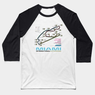 MIAMI CIRCUIT MUNZ F1 Baseball T-Shirt